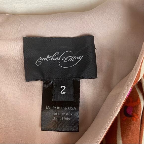 Rachel Comey Brown and White Striped Mini Dress - Picture 3 of 12